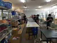 溶剤臭気　局所排気　施工事例　in福島