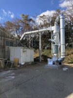 培土製造時に発生する粉塵の集塵