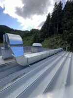 屋外排気ダクト延長工事